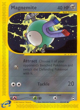 Magnemite (52)/147 - [Aquapolis]