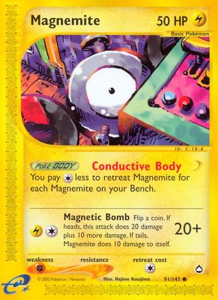 Magnemite (91) 91/147 - [Aquapolis]