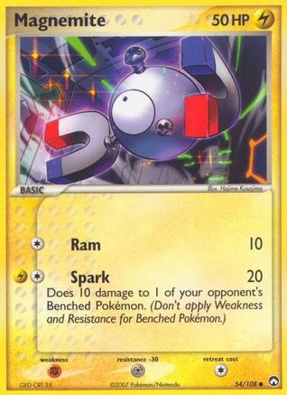 Magnemite/108 - [Power Keepers] Reverse Holofoil