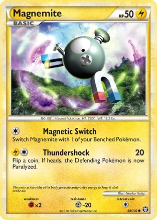 Magnemite (68/102) [HeartGold & SoulSilver: Triumphant]