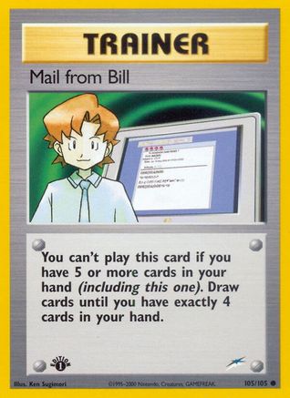 Mail from Bill 105/105 - [Neo Destiny] 1st Edition