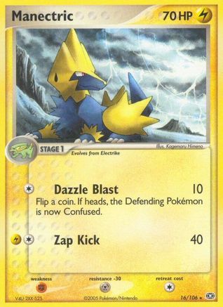 Manectric - 016/106/106 - [Emerald] Reverse Holofoil