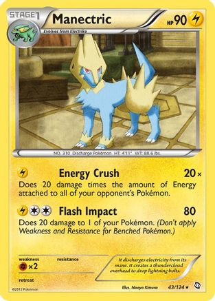 Manectric (43/124) [Noir et Blanc : Dragons Exaltés] 