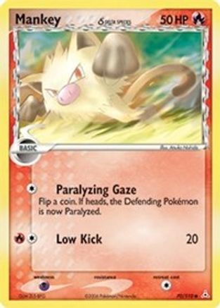 Mankey (Delta Species) 70/110 - [Holon Phantoms]