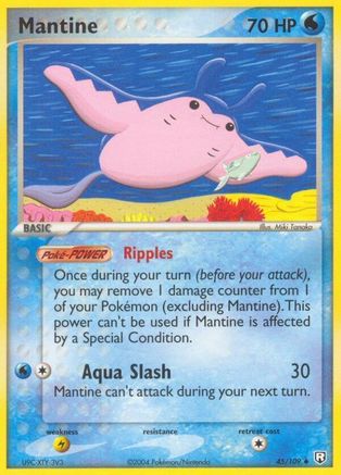 Mantine 45/109 - [Team Rocket Returns] Reverse Holofoil