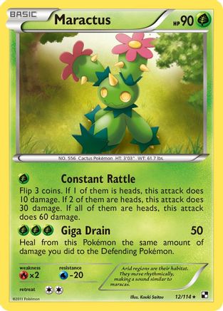 Maractus (12/114) [Noir et blanc : ensemble de base] 