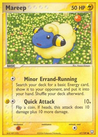 Mareep (67/109) (Estampillé) [EX : Team Rocket Returns] 
