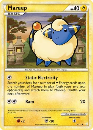 Mareep (73/123) [HeartGold &amp; SoulSilver : ensemble de base] 