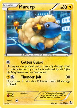 Mareep (38/124) [Black & White: Dragons Exalted]