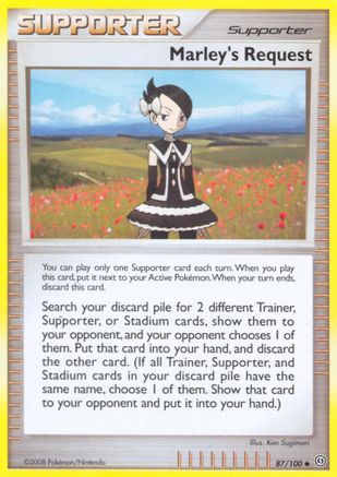 Demande de Marley (87/100) [Diamond &amp; Pearl : Stormfront] 