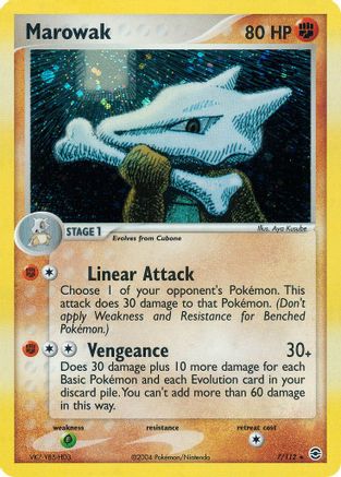 Marowak (7/112) [EX : Rouge Feu et Vert Feuille] 