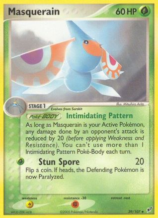 Masquerain (39/107) [EX : Deoxys] 