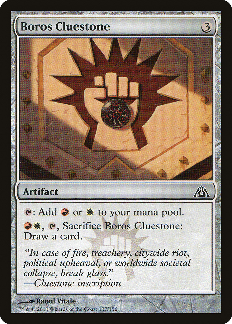 Boros Cluestone (DGM-137) - [Dragon's Maze]