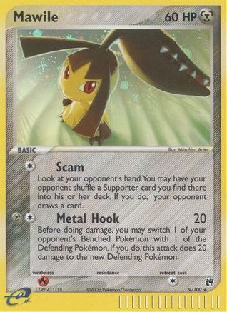 Mawile 9/100 - [Sandstorm] Holofoil