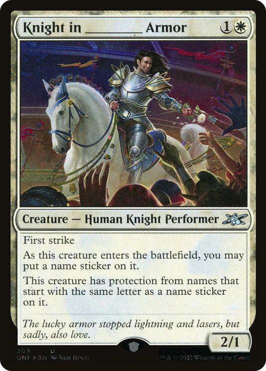 Knight in _____ Armor (UNF-303) - [Unfinity] Foil