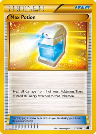 Max Potion (121/116) [Noir et Blanc : Gel du Plasma] 