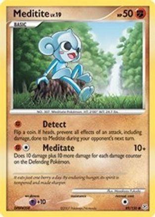 Méditite (89/130) [Diamant et perle : ensemble de base] 