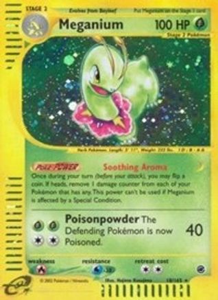 Meganium (18)/165 - [Expedition] Holofoil