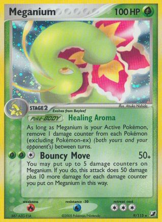 Meganium (9/115) (Estampillé) [EX : Forces invisibles] 
