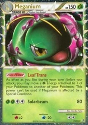 Meganium (HGSS08) [HeartGold et SoulSilver : promotions Black Star] 