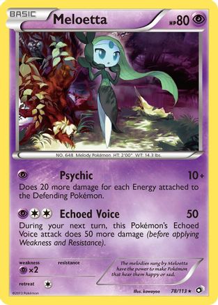 Meloetta (78/113) [Noir et blanc : trésors légendaires] 