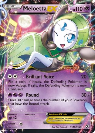 Meloetta EX (RC11/RC25) [Black & White: Legendary Treasures]