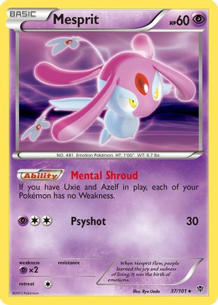 Mesprit 37/101 - [Plasma Blast] Holofoil