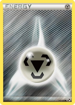 Metal Energy (Basic) 112/114 - [Black and White] Reverse Holofoil