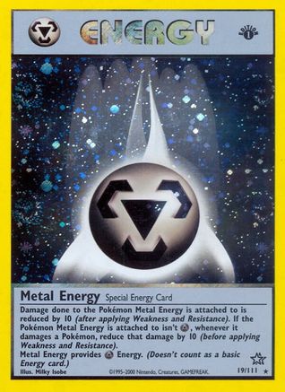 Metal Energy 19/111 - [Neo Genesis] 1st Edition Holofoil