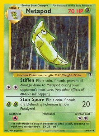 Metapod 54/110 - [Legendary Collection]