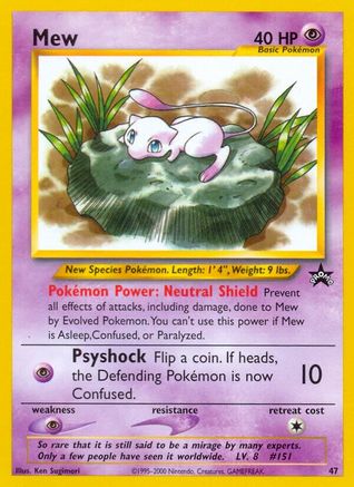 Mew (47) 47/53 - [WoTC Promo]