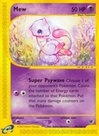 Mew (55/165) [Expédition : Ensemble de base] 