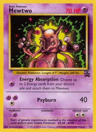 Mewtwo (14) [Wizards of the Coast : Black Star Promos] 