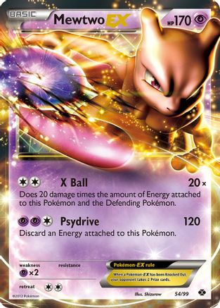 Mewtwo EX (54/99) [Noir et blanc : prochaines destinées] 