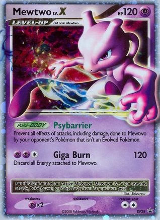 Mewtwo LV.X - DP28/56 - [Diamond and Pearl Promos] Holofoil