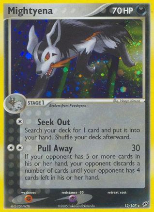 Mightyena/107 - [Deoxys] Reverse Holofoil