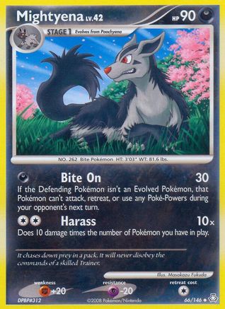 Mightyena (66/146) [Diamant et Perle : Légendes éveillées] 