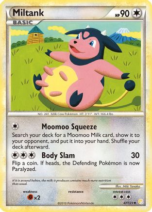 Miltank (47/123) [HeartGold &amp; SoulSilver : Ensemble de base] 