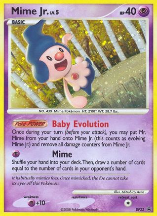 Mime Jr. - DP22/56 - [Diamond and Pearl Promos] Holofoil