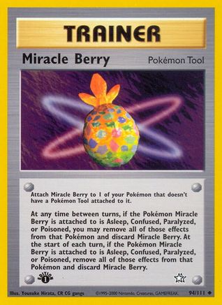 Miracle Berry 94/111 - [Neo Genesis] 1st Edition