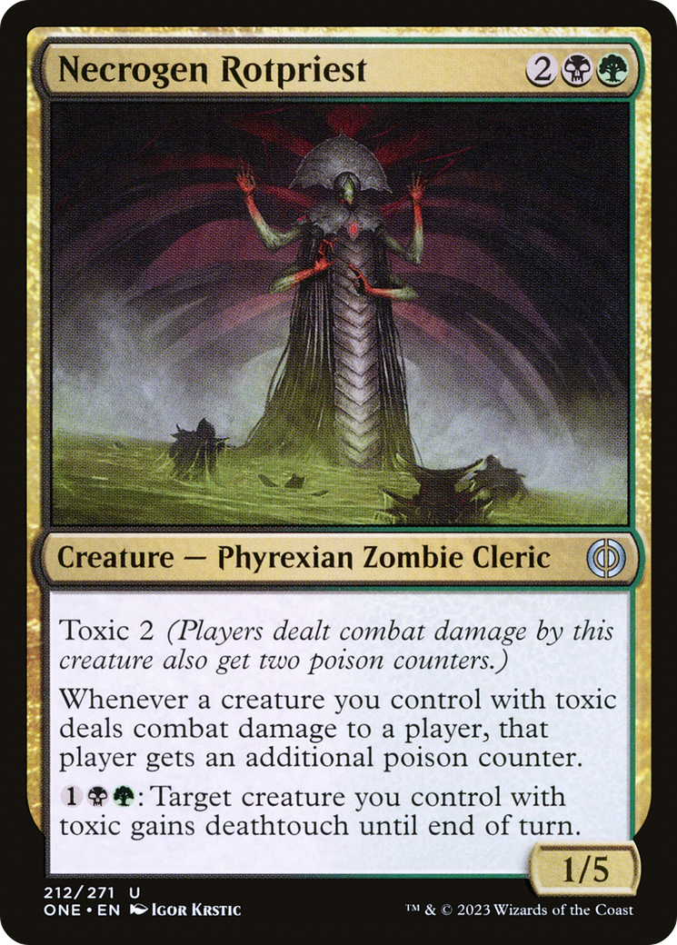 Necrogen Rotpriest (ONE-212) - [Phyrexia: All Will Be One]