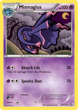 Mismagius (58/113) [Noir et blanc : trésors légendaires] 