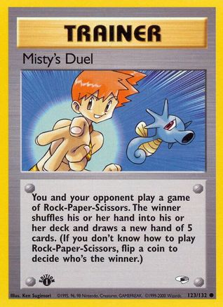 Misty's Duel 123/132 - [Gym Heroes] 1st Edition