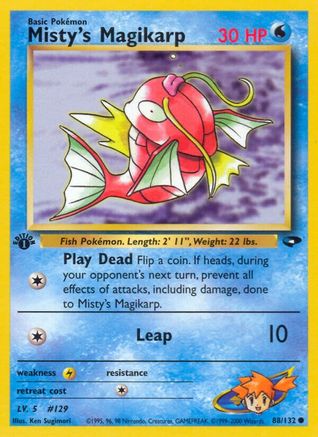 Misty's Magikarp 88/132 - [Gym Challenge] 1st Edition