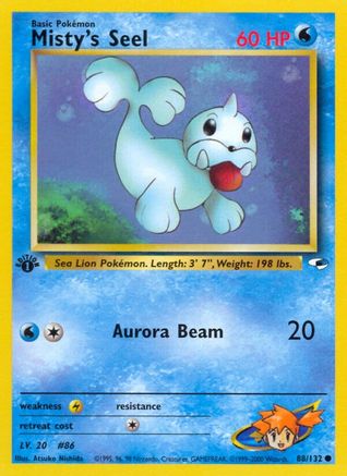 Misty's Seel 88/132 - [Gym Heroes] 1st Edition