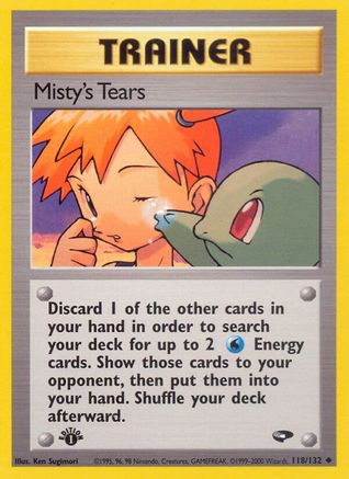 Misty's Tears 118/132 - [Gym Challenge] 1st Edition