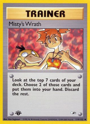 Misty's Wrath 114/132 - [Gym Heroes] 1st Edition