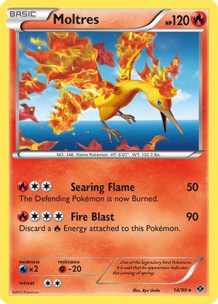 Moltres (14/99) [Black & White: Next Destinies]