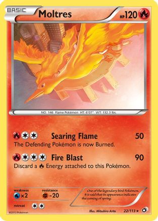 Moltres 22/113 - [Legendary Treasures] Holofoil