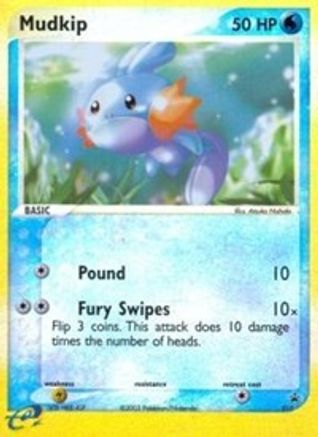 Mudkip - 010 (e-League)/40 - [Nintendo Promos] Reverse Holofoil